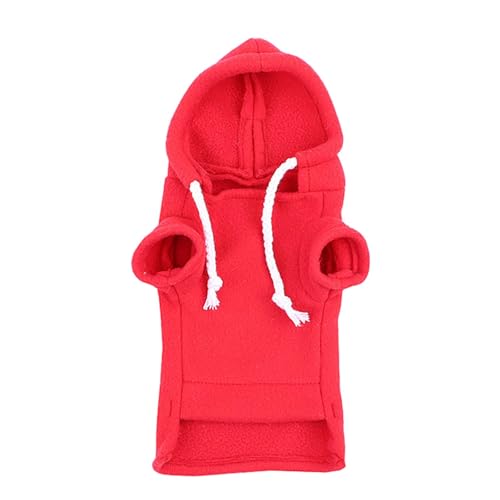 Ferret Clothes - Sudadera con capucha para hámster de Guinea - Sudadera con capucha para hámster, agradable a la piel, capucha con cordón para conejo, hurón, gato