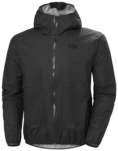 Helly-Hansen Verglas 2.5L Fastpack Jacket for Men's Lightweight Waterproof Coat, Durable Outdoor Rain Shell