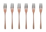 bsf besteck 90 g versilbert Spülmaschinenfest Sambonet Rosenthal Kupferbesteck, Kuchengabeln - Kupfer - PVD-Beschichtet - 6er Set - Spülmaschinenfest