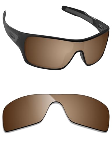 Image of Alphax Dark Brown Non-polarized Replacement Lenses for Oakley Turbine Rotor OO9307 Sunglasses