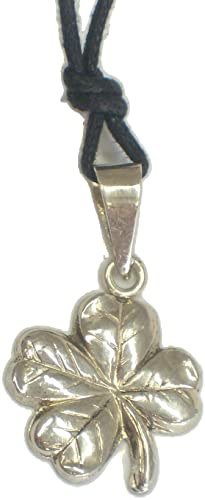 Trèfle Pendentif Argent 925 ras-du-cou Fortuna collier chaîne bijoux femme