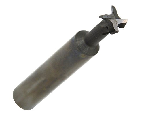 Wokesi 10mmCutting Diameter,2.5mmCutting Depth,10mmShank Diameter,HRC48,4Flutes,Solid Carbide,T Slot End Mill,CNC Lathe Router Bits Keyseat Milling Profiling Tools (10mmDIA*2.5mmDepth*10mmShank HRC48)