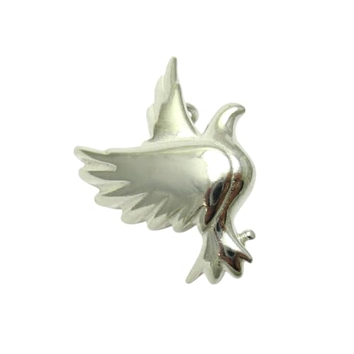 Broche en argent 925 Pigeon A000103 Empress : Bijou animalier femme et accessoire de mode en argent