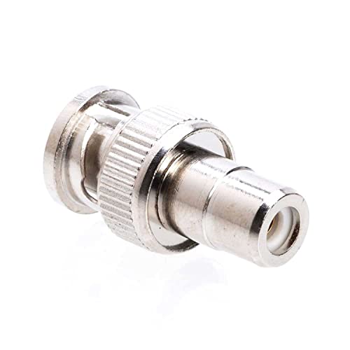 Adaptador Conector BNC Macho a RCA Hembra para CCTV miniatura 5