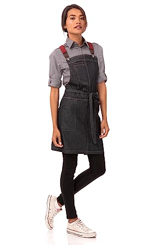 Chef Works Unisex Berkeley Short Bib Apron