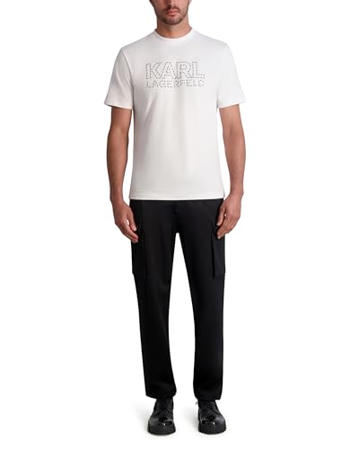 KARL LAGERFELD Men's Stretchy Soft Dressy Cargo Pant