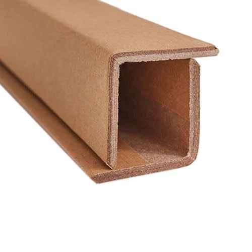 Protezioni per bordi in cartone, 100 robuste protezioni angolari per imballaggio e trasporto sicuri, protezioni durevoli da 0,6 m (spessore 3 mm)