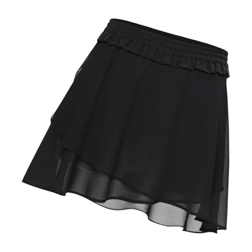 Jupe de danse de ballet à enfiler taille élastique pour entraînement et répétition de danse