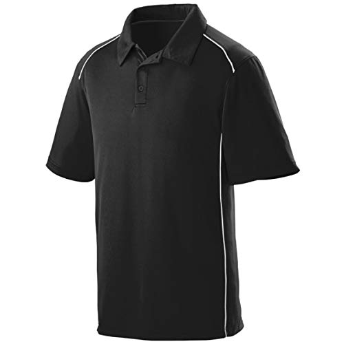 Augusta Sportswear Men's Winning Streak Sport Shirt 4XL Black/White