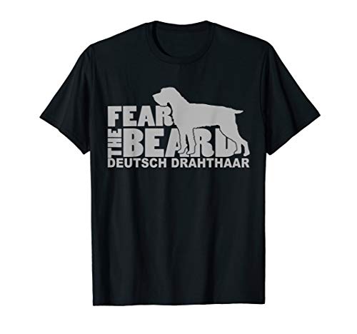 Dog Lover T-Shirts by TraciwithaniFear the Beard - Deutsch Drahthaar Hunting Dog T-Shirt