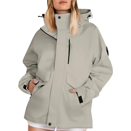 Veste coupe-vent vintage unisexe à capuche style streetwear