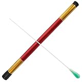 LRXIYODE Baguette De Chef Orchestre Métallique Verte Avec Cylindre De Rangement Pratique ...