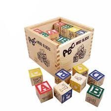 Rians Online 27 Pcs ABC / 123 Wooden Blocks Letters Numbers for kids with Box Storage Case