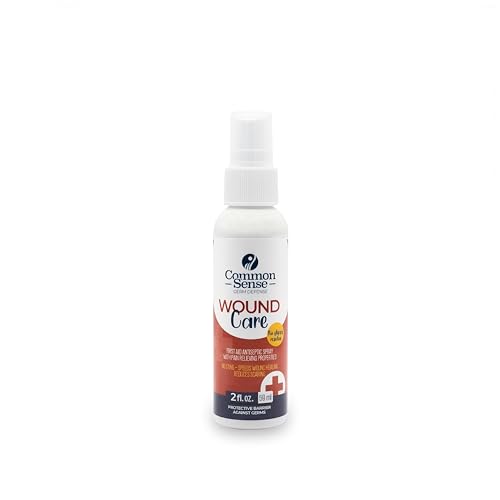 Common Sense Wound Care First Aid Antiseptic and Pain Relief Spray