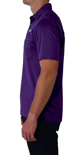 Columbia Men's Golf Flycaster Pocket Polo Shirt Omni Wick Breathable Short Sleeve2