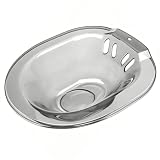 Brrnoo Ergonomisches 3D-Sitzbadebecken, Tragbar, Rutschfest, für die Hämorrhoidenpflege nach der Geburt, Passend für Standard-Toiletten mit Geruchsfreiem Hochpolymer-PET (GREY)