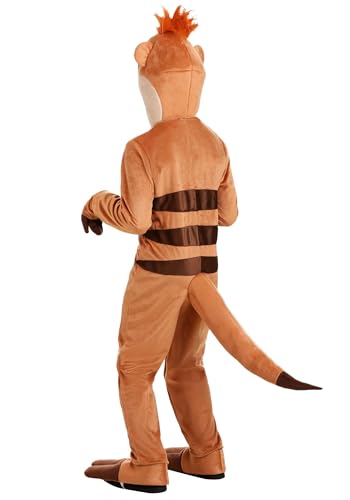 Meerkat Kids Costume - Plush Jumpsuit, Headpiece, Mitts, Shoe Covers.