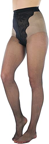 Image of ToBeInStyle Women's Control Top Sheer Footed Pantyhose Hosiery Tights Stockings