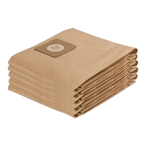 5 sacchetti per aspirapolvere Bosch AdvancedVac 20, compatibili con aspirapolvere a secco Bosch, multistrato, per filtrazione ultra forte del 99,99% (2 609 256 F33)