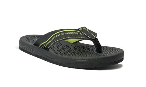 Image of REDVOLUTION New Boys' Beach Sandal TRIBAL Tattoo | Geometric Bali Flip-Flop Sandals