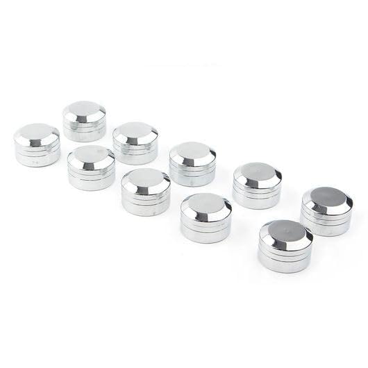 udクオン純正メッキミラーカバー 長方形 丸型ボルト固定 UDクオン純正