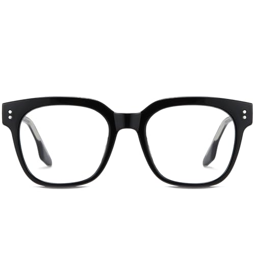 Image of Cyxus Chunky Square Blue light Glasses Womens Men Stylish TR90 Frame Computer Gaming Academic Look 8556