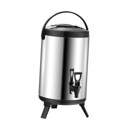 Qianly Dispensador de Bebidas de Acero Inoxidable con Aislamiento para Agua Y Té, tal como se describe, 10l