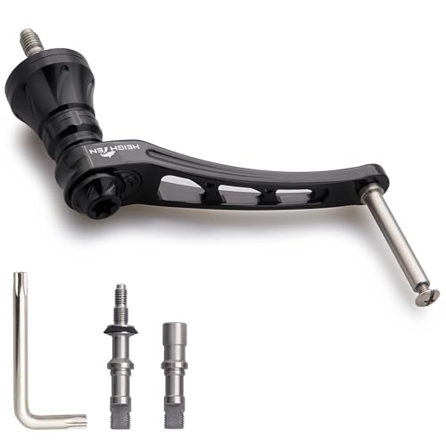 【新品】バリアルハンドル95 ブラック シマノ左巻きナット＆EVAノブスリム付き 新品】バリアルハンドル95 ブラック シマノ左巻きナット＆EVA