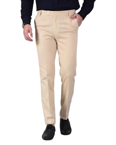 Image of Men's Slim Fit Formal Trouser for Regular Fit