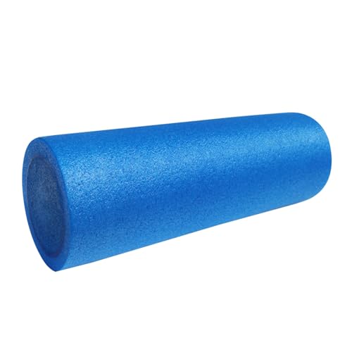 Rodillo de espuma LALAFINA para yoga y fitness, columna sólida de masaje azul de 30 x 15 cm para ejercicios de pilates y entrenamiento del equilibrio miniatura 1