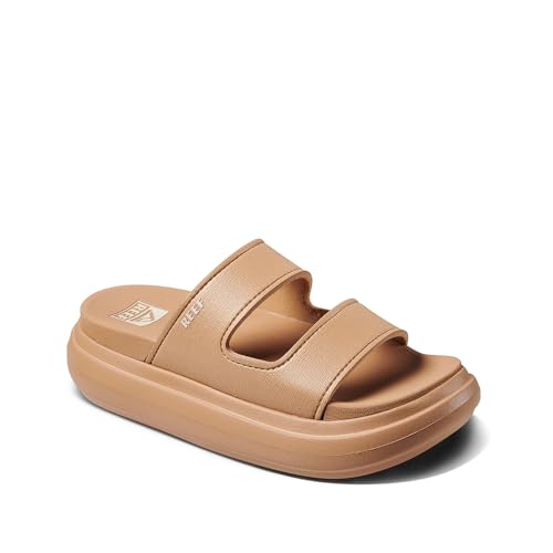 Image of REEF Cushion Bondi 2 Bar Women's Slide Sandal, Lightweight and Supportive Footbed, Water Friendly