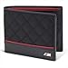 BMW Genuine Logo Men's M Performance Wallet / Black Black