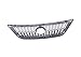 CarPartsDepot Front Chrome Bumper Grille Assembly Grill Gray Shell and Insert Compatible With 2004-2006 Lexus RX330 2007 Lexus RX350 LX1200113 5310148071