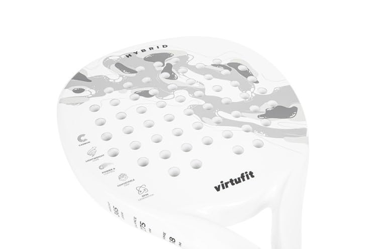 VirtuFit Zestaw hybrydowych wioseł – biały – szary