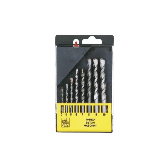 Juego de brocas para muros profesional de 5 u 8 unidades