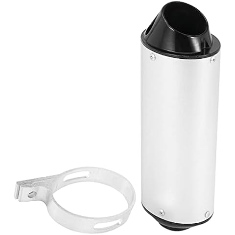 YEHEI 38Mm Universal Exhaust Muffler Pipe Noise Sound Eliminator Clamp Kit for For 125Cc 150Cc 160Cc Dirt Pit Bike Atv for (White) (265636A1) Cover