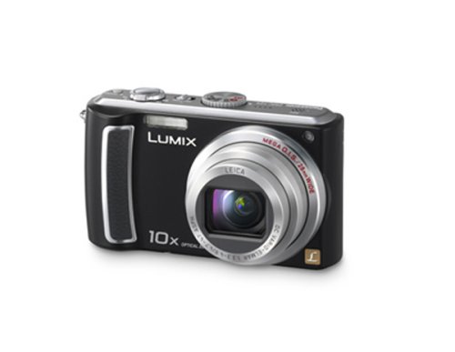Panasonic DMCTZ5 Digital Camera - Black (9.1MP, 10x Optical Zoom