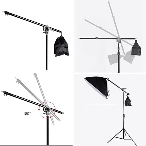 Kit bras de perche de photographie réglable de studio photo - 3