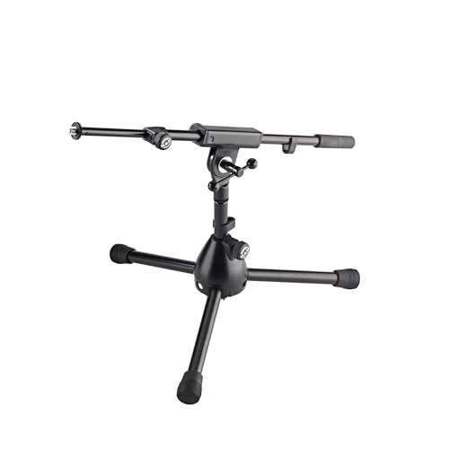K&M 25950 Pied de micro Rien pour batterie basse, 3/8" noir acier...