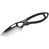 Buck Knives 140 PackLite Skinner Knife with Black Traction Coating
