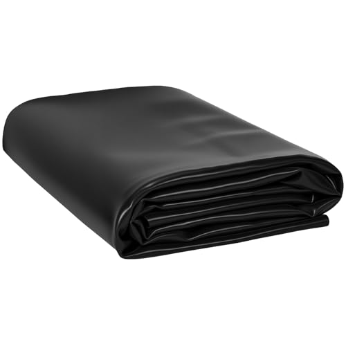 POPOSOAP Pond Liner, Mil Fish Pond EPDM Liner, U-V Resistant Preformed Garden Pond Liners for Outdoor Ponds, Koi Ponds, Garden Fountain, Waterfalls 11.5 x 13 FT 45Mil by POPOSOAP - Used condition - US$150.47