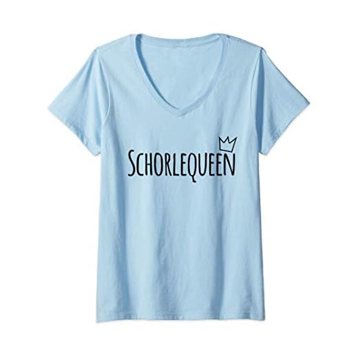 7STEIN Riesling Hochgewächs – ein Qualitätswein, Weißwein aus Rheinhessen, Deutschland (1 x 0.75 l) 5 Damen Schorlequeen Dialekt Pfälzer Pfalz Weinfest T-Shirt mit V-Ausschnitt