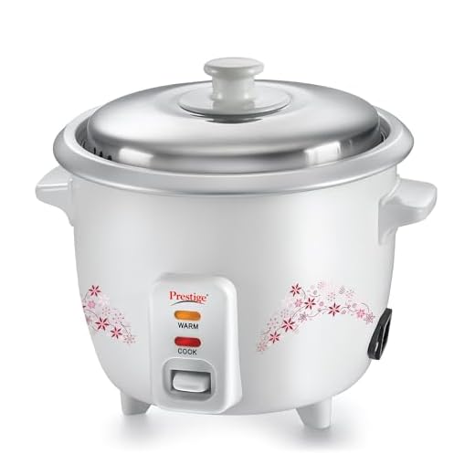 Prestige Delight PRWO 1.5 Electric Rice Cooker with Steaming Feature
