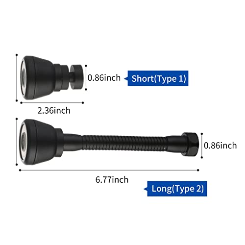 SHUAIGUO Testa del rubinetto girevole a 360°