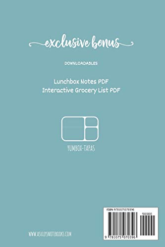 BENTO LUNCH BOX - Weekly meal planner for school and summer camp lunches | Lunch journal designed for YUMBOX TAPAS BENTO BOX: DOWNLOADABLE BONUS Lunch ... meal planner for BENTO BOX COLLECTION) image 4