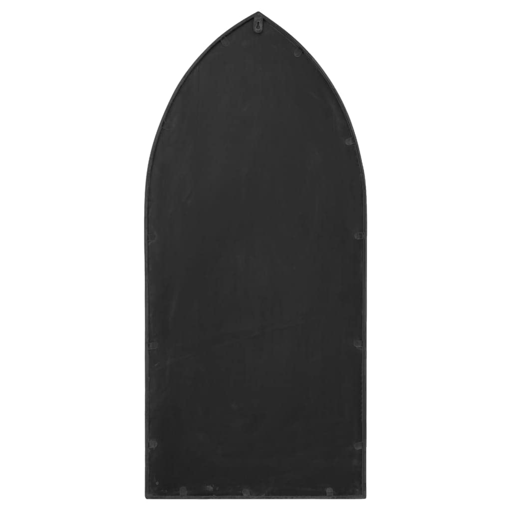 Home & Garden,Decor,Specchi-Casa-Giardino Specchio Nero 70x30 cm Ferro per Esterni
