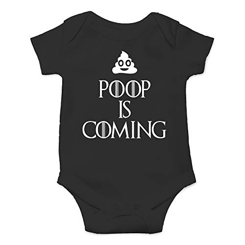 Image of CBTwear Poop Is Coming - Baby Clothes - Funny Newborn Bodysuit Outfits for Boys and Girls