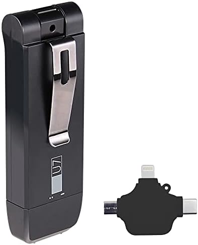 PROCAM-U7 OTG HD Video Recorder - Digital Bodycam Camcorder with 128GB Micro SD Card & Phone Playback Support