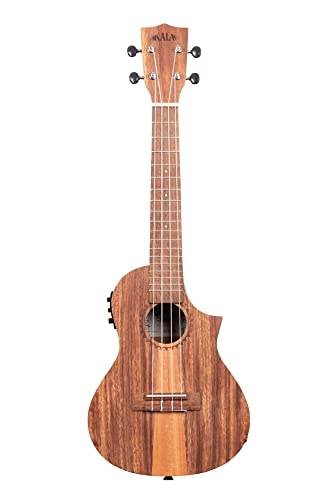 KALA Teak Tri-Top Concert Ukulele with Cutaway and EQ Included Padded Gig Bag - Les Beatles, Paul McCartney, John Lennon, RIngo Starr, George Harrison KALA Teak Tri-Top Concert Ukulele with Cutaway and EQ Included Padded Gig Bag – Image 3