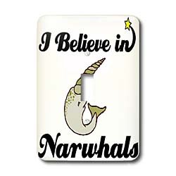 Interrupteur à bascule Narwhals pour remplacer une plaque murale unie et triste